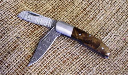 Wood/Swizzle Pocket Knife